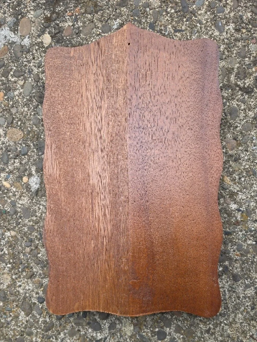 Antique Wood Wall Mount Key Rack - Dark Brown